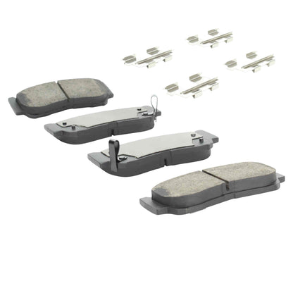 Quality-Built Quality-Built Premium Semi-Metallic Brake Pads w/ Hardware 1001-1297M