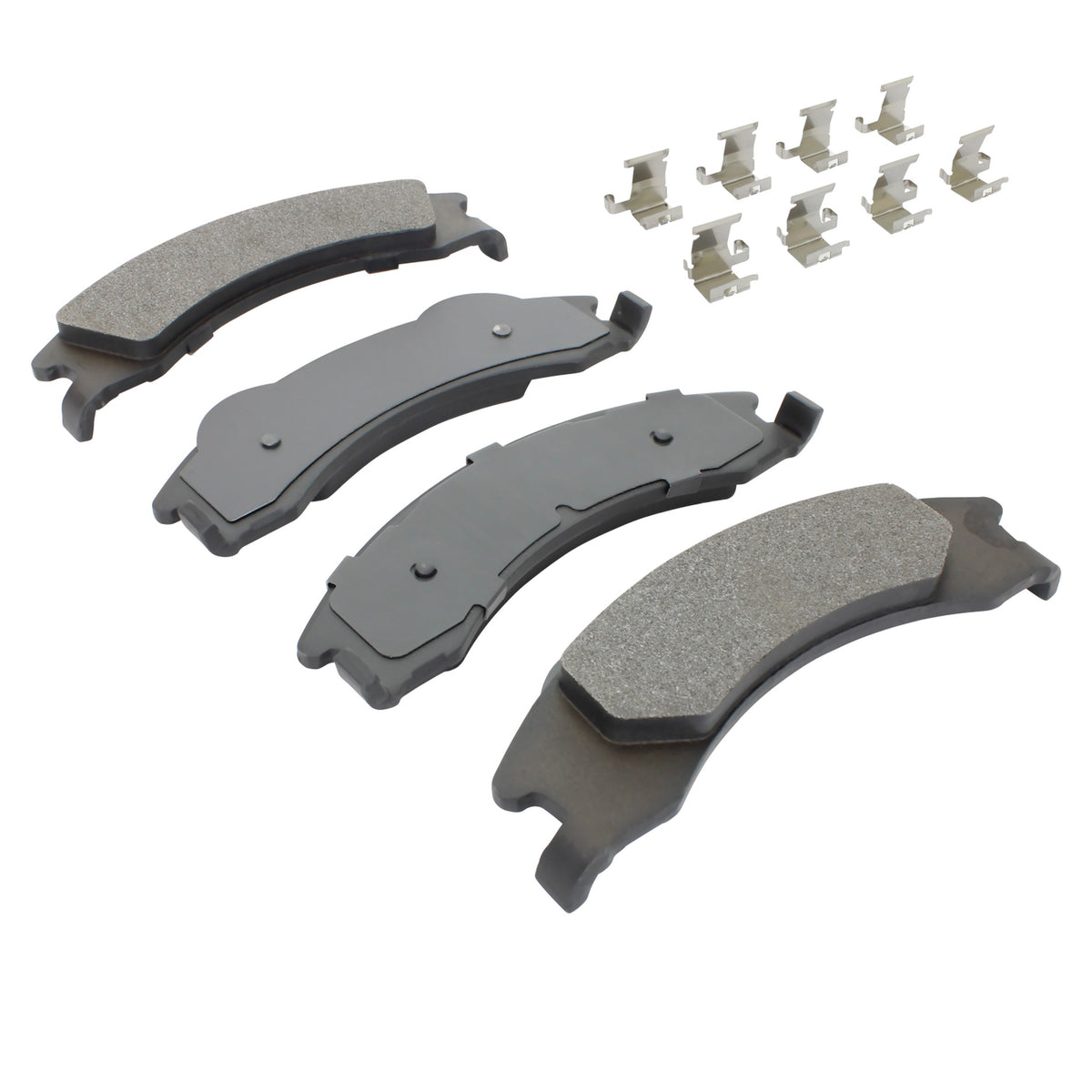 Quality-Built Quality-Built Premium Semi-Metallic Brake Pads w/ Hardware 1001-1329AM