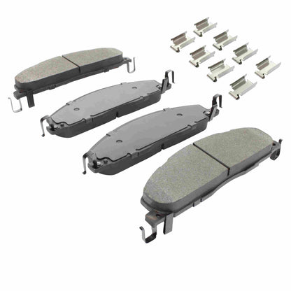 Quality-Built Quality-Built Premium Semi-Metallic Brake Pads w/ Hardware 1001-1400M
