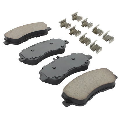 Quality-Built Quality-Built Premium Semi-Metallic Brake Pads w/ Hardware 1001-1406M