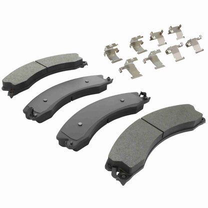 Quality-Built Quality-Built Premium Semi-Metallic Brake Pads w/ Hardware 1001-1411M