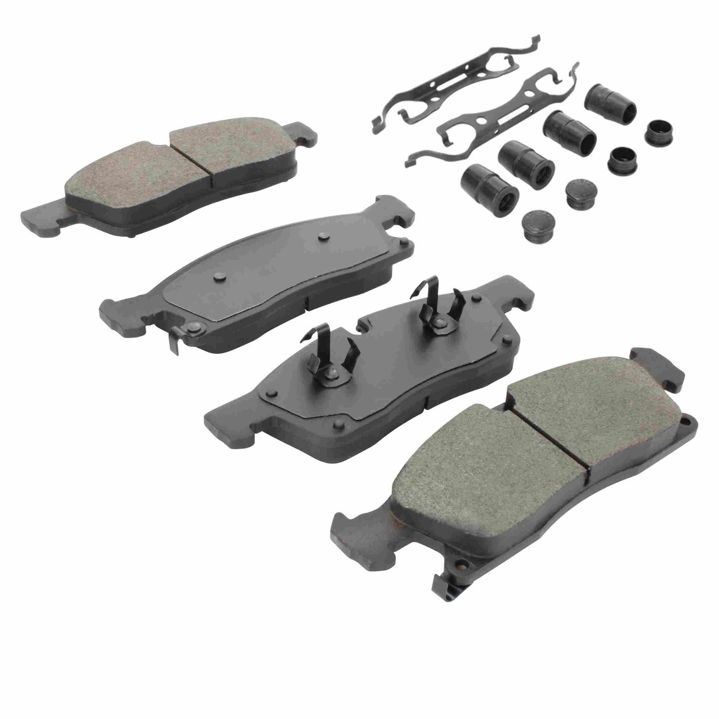 Quality-Built Quality-Built Premium Semi-Metallic Brake Pads w/ Hardware 1001-1455M