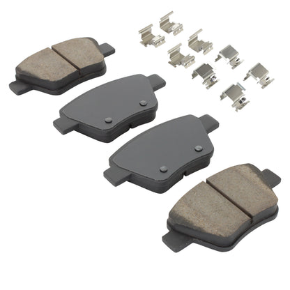 Quality-Built Quality-Built Premium Semi-Metallic Brake Pads w/ Hardware 1001-1456M