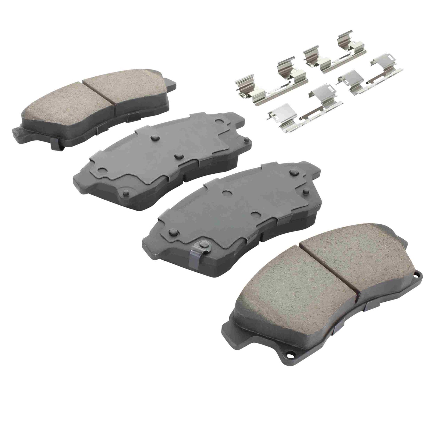 Quality-Built Quality-Built Premium Semi-Metallic Brake Pads w/ Hardware 1001-1522M