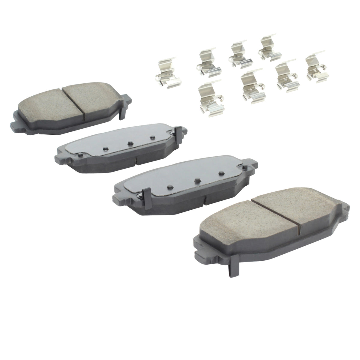 Quality-Built Quality-Built Premium Semi-Metallic Brake Pads w/ Hardware 1001-1596M