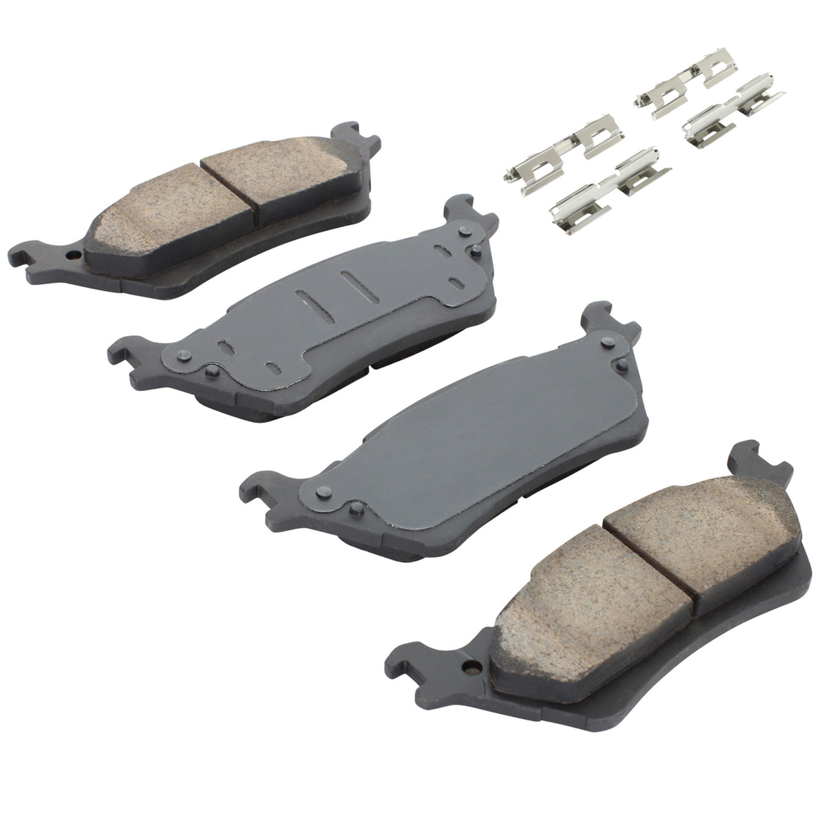 Quality-Built Quality-Built Premium Semi-Metallic Brake Pads w/ Hardware 1001-1602M