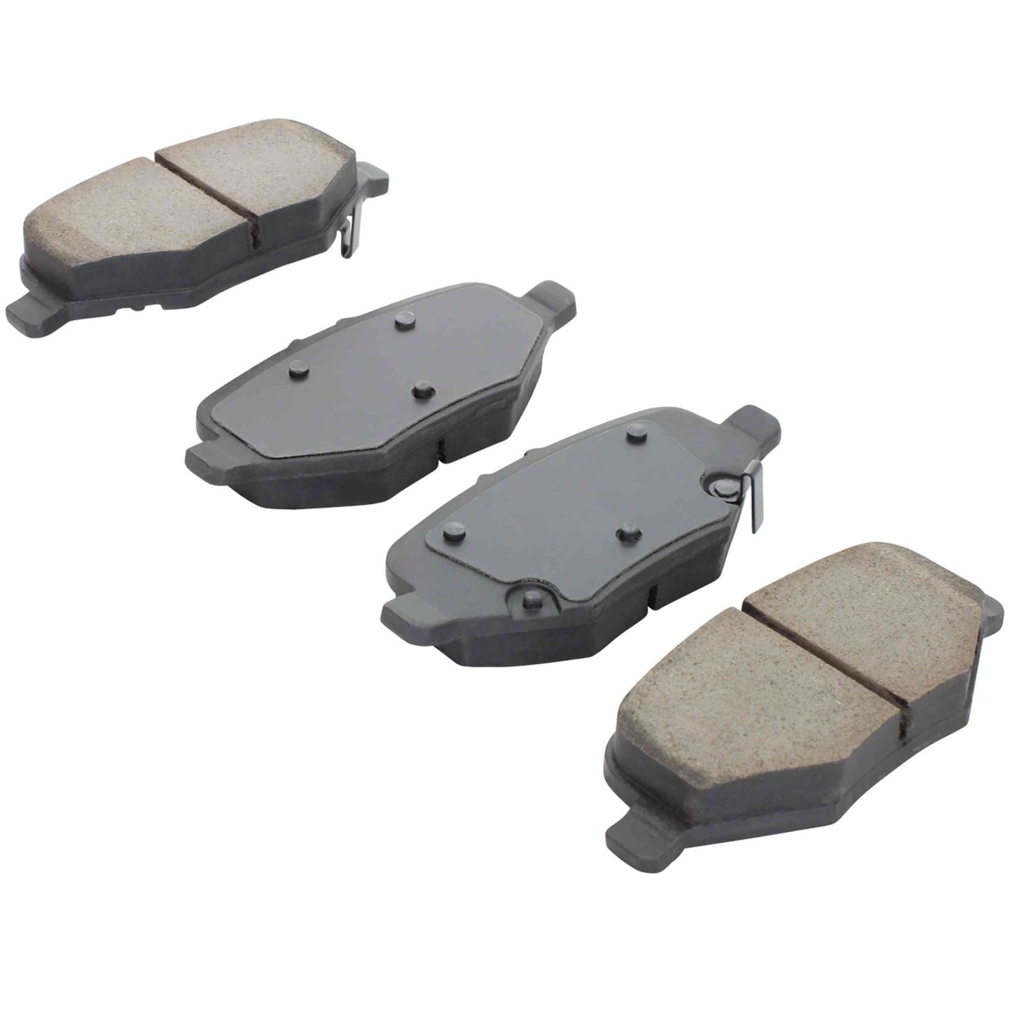 Quality-Built Quality-Built Premium Semi-Metallic Brake Pads w/ Hardware 1001-1612M