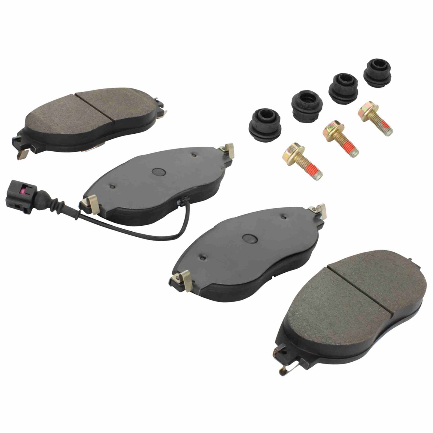 Quality-Built Quality-Built Premium Semi-Metallic Brake Pads w/ Hardware 1001-1633M