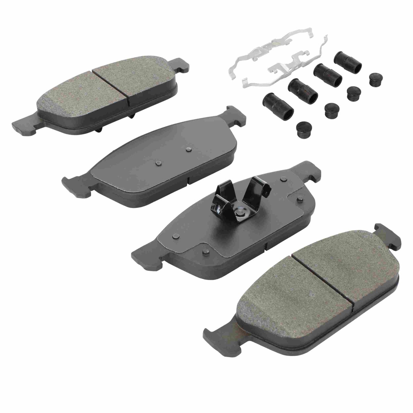 Quality-Built Quality-Built Premium Semi-Metallic Brake Pads w/ Hardware 1001-1645M
