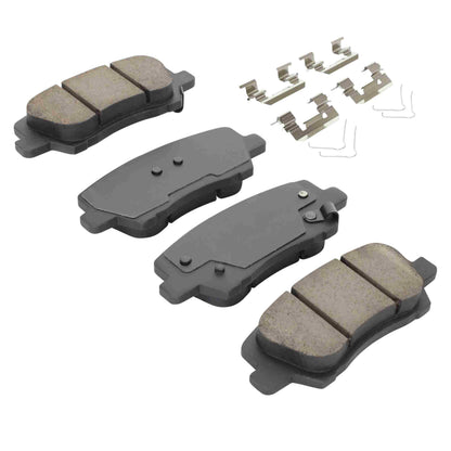 Quality-Built Quality-Built Premium Semi-Metallic Brake Pads w/ Hardware 1001-1659M