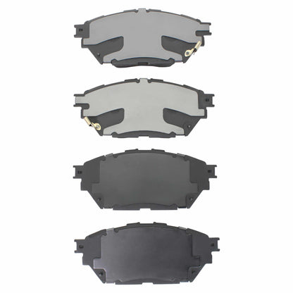 Quality-Built Quality-Built Premium Semi-Metallic Brake Pads w/ Hardware 1001-1682M