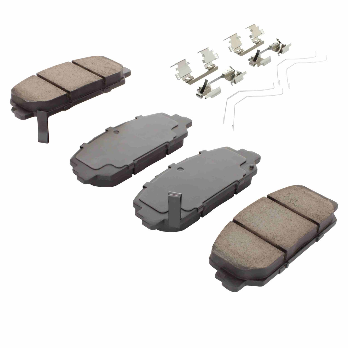 Quality-Built Quality-Built Premium Semi-Metallic Brake Pads w/ Hardware 1001-1697M
