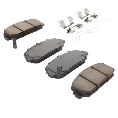 Quality-Built Quality-Built Premium Semi-Metallic Brake Pads w/ Hardware 1001-1697M