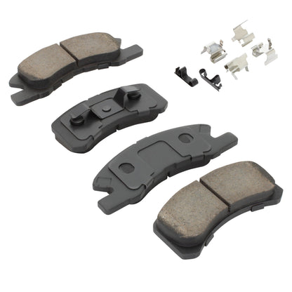 Quality-Built Quality-Built Premium Semi-Metallic Brake Pads w/ Hardware 1001-1731M