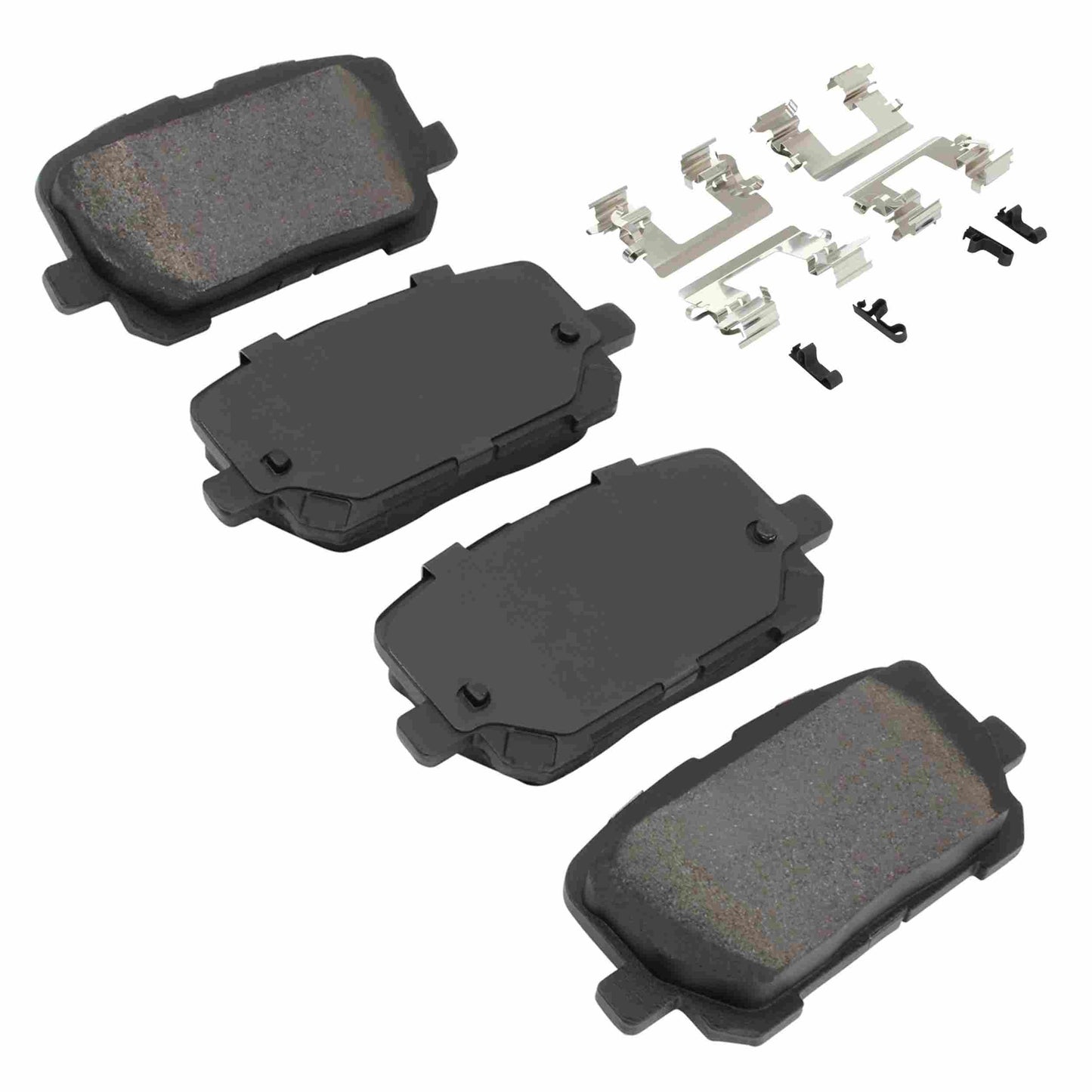 Quality-Built Quality-Built Premium Semi-Metallic Brake Pads w/ Hardware 1001-1766M