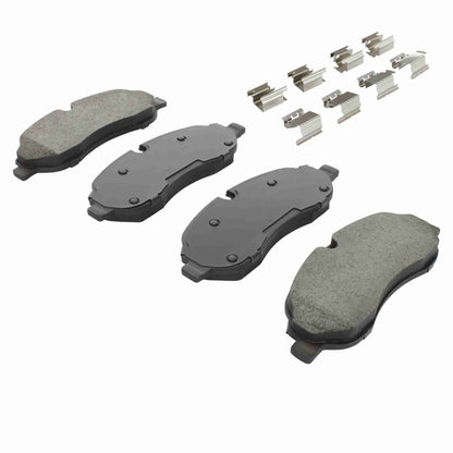 Quality-Built Quality-Built Premium Semi-Metallic Brake Pads w/ Hardware 1001-1774M