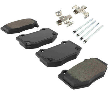 Quality-Built Quality-Built Premium Semi-Metallic Brake Pads w/ Hardware 1001-1854M