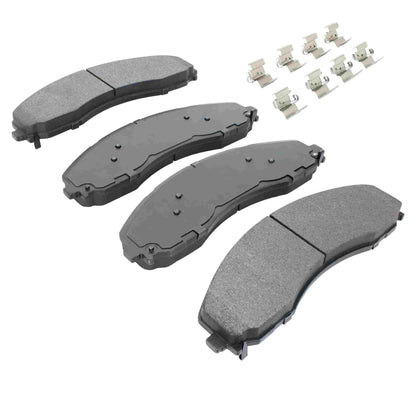 Quality-Built Quality-Built Premium Semi-Metallic Brake Pads w/ Hardware 1001-2018M