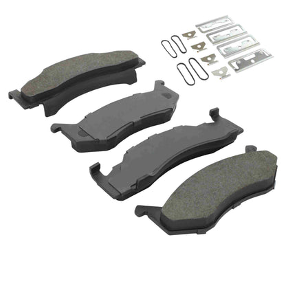 Quality-Built Black Series Semi-Metallic Brake Pads 1003-0123M