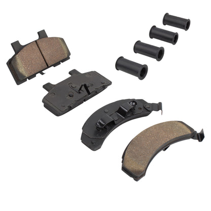 Quality-Built Black Series Semi-Metallic Brake Pads 1003-0215M