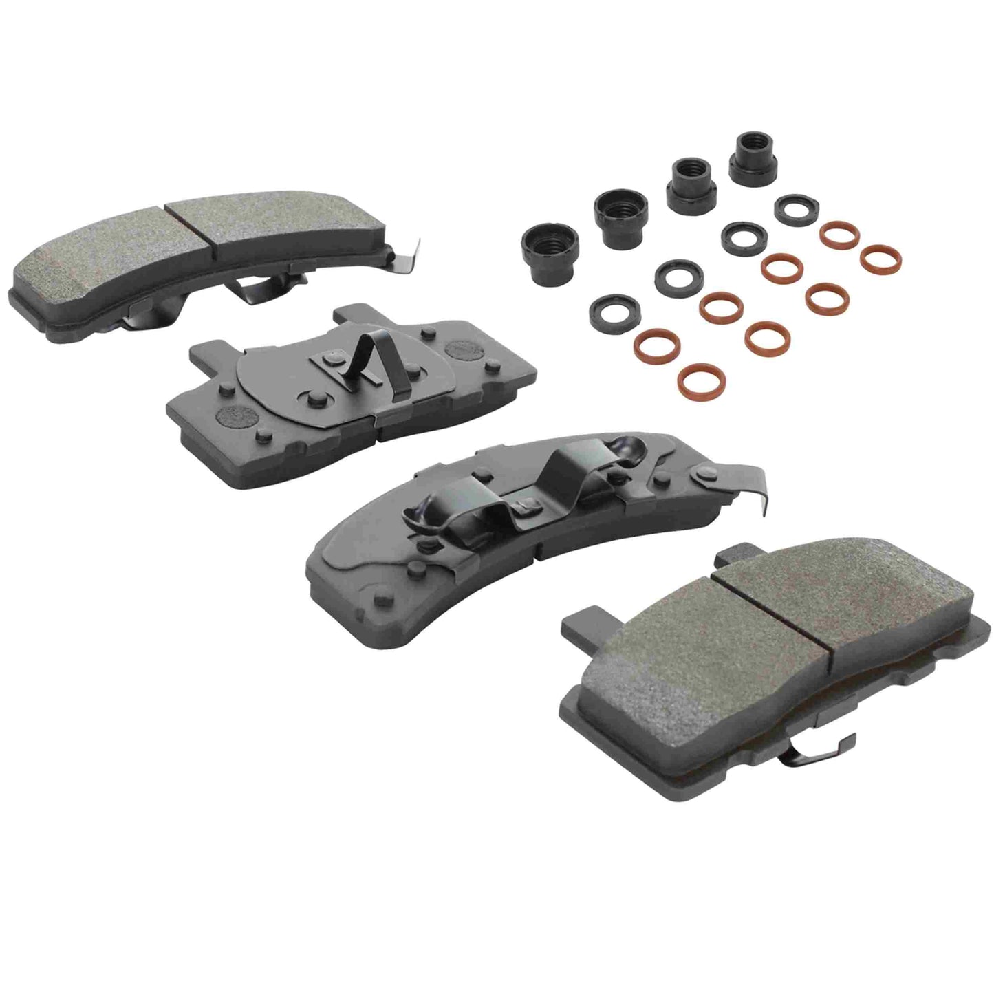 Quality-Built Black Series Semi-Metallic Brake Pads 1003-0368M