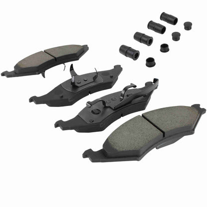 Quality-Built Black Series Semi-Metallic Brake Pads 1003-0421M