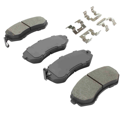 Quality-Built Black Series Semi-Metallic Brake Pads 1003-0422M