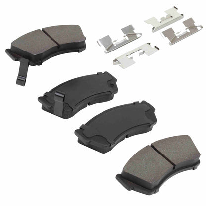 Quality-Built Black Series Semi-Metallic Brake Pads 1003-0451M