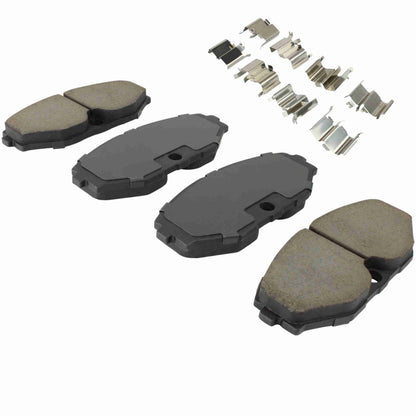 Quality-Built Black Series Ceramic Brake Pads 1003-0486C