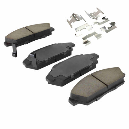 Quality-Built Black Series Ceramic Brake Pads 1003-0496C