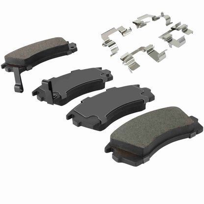 Quality-Built Black Series Semi-Metallic Brake Pads 1003-0509M