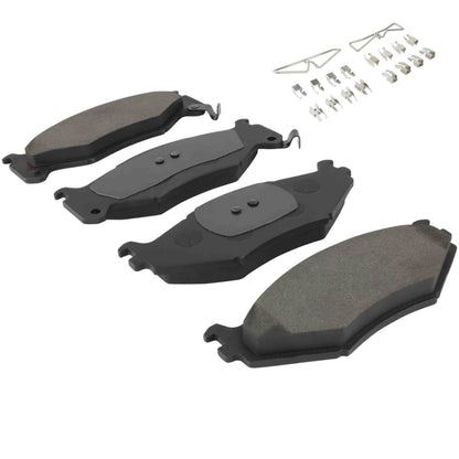 Quality-Built Black Series Semi-Metallic Brake Pads 1003-0522M