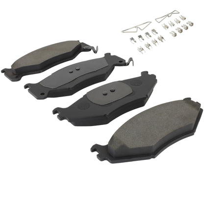 Quality-Built Black Series Semi-Metallic Brake Pads 1003-0522M