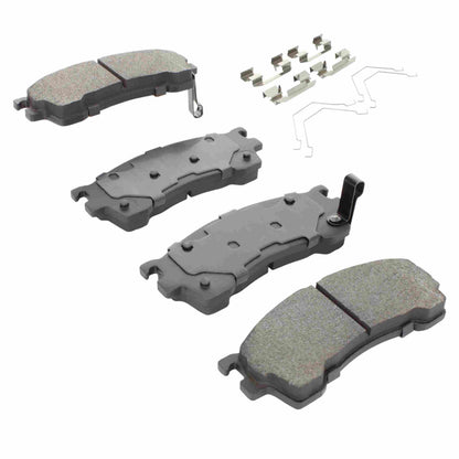 Quality-Built Black Series Semi-Metallic Brake Pads 1003-0637M