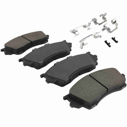 Quality-Built Black Series Semi-Metallic Brake Pads 1003-0643M