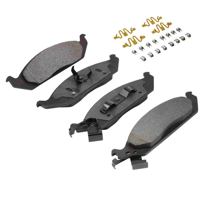 Quality-Built Black Series Semi-Metallic Brake Pads 1003-0650M