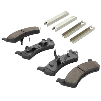 Quality-Built Black Series Semi-Metallic Brake Pads 1003-0667M