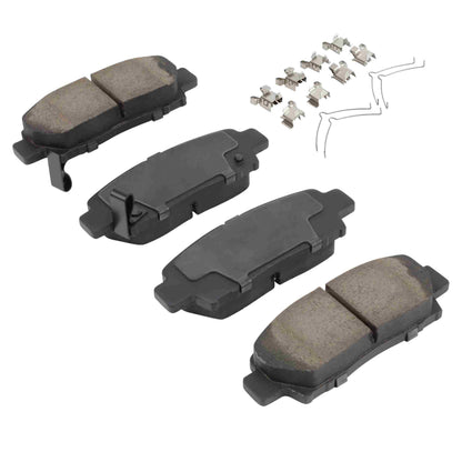 Quality-Built Black Series Ceramic Brake Pads 1003-0672C