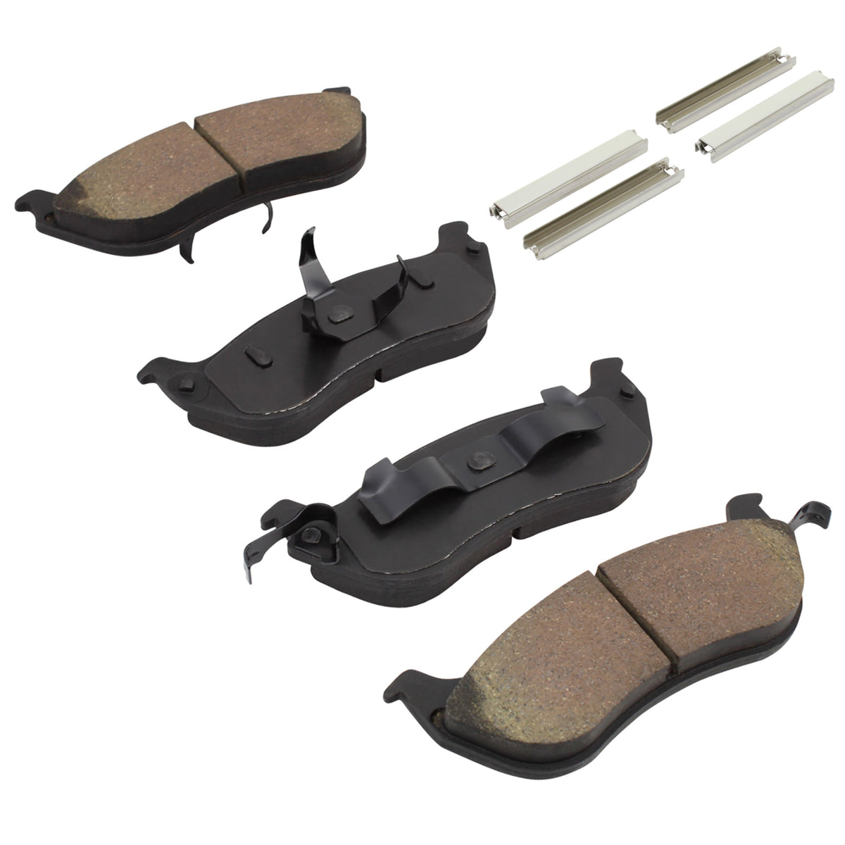 Quality-Built Black Series Semi-Metallic Brake Pads 1003-0674M