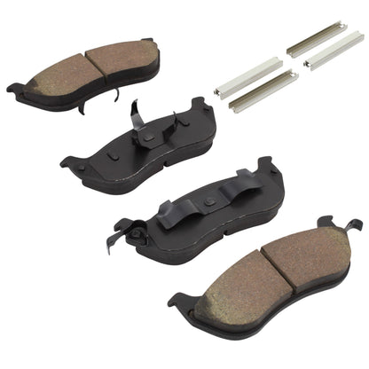 Quality-Built Black Series Semi-Metallic Brake Pads 1003-0674M