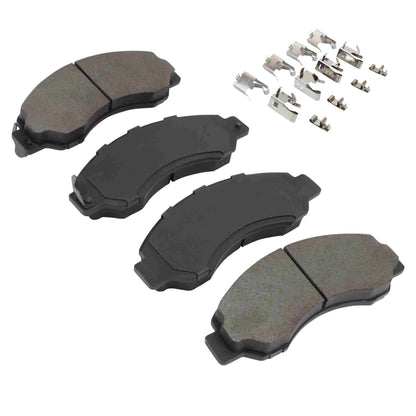 Quality-Built Black Series Semi-Metallic Brake Pads 1003-0701M
