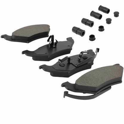 Quality-Built Black Series Semi-Metallic Brake Pads 1003-0715M