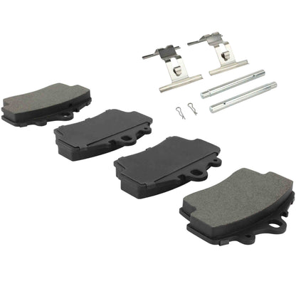 Quality-Built Black Series Semi-Metallic Brake Pads 1003-0737M