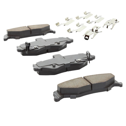 Quality-Built Black Series Ceramic Brake Pads 1003-0750C