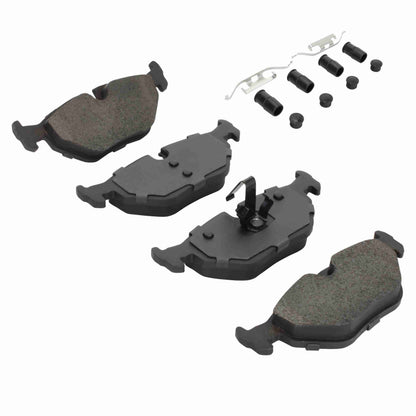 Quality-Built Black Series Ceramic Brake Pads 1003-0763C
