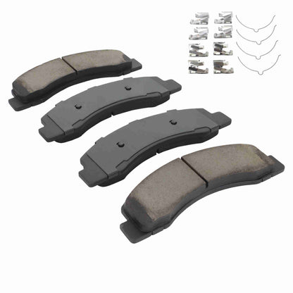 Quality-Built Black Series Ceramic Brake Pads 1003-0824C