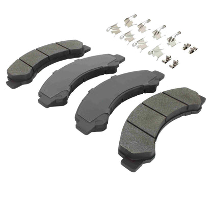 Quality-Built Black Series Semi-Metallic Brake Pads 1003-0825M