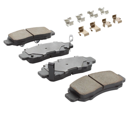 Quality-Built Black Series Ceramic Brake Pads 1003-0832C