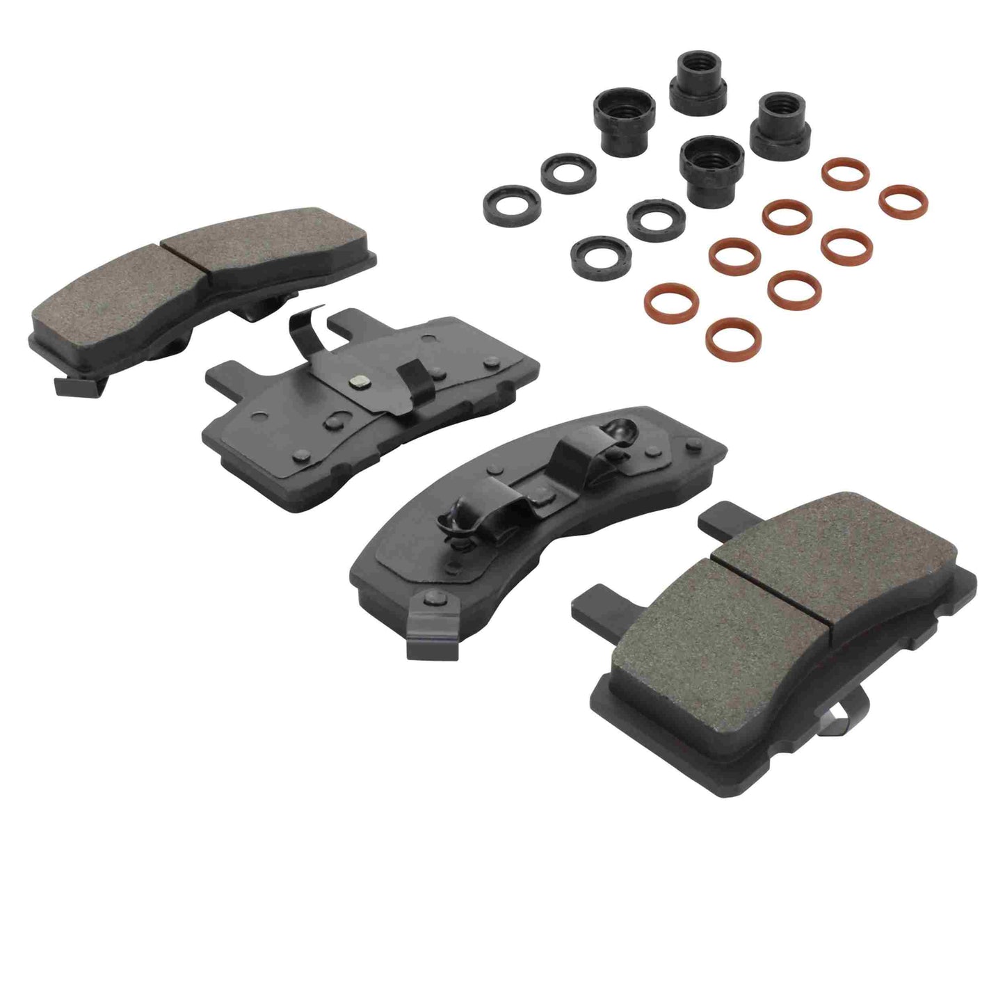 Quality-Built Black Series Semi-Metallic Brake Pads 1003-0845M