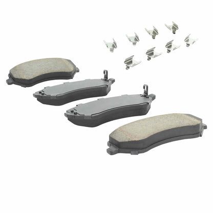 Quality-Built Black Series Semi-Metallic Brake Pads 1003-0856M